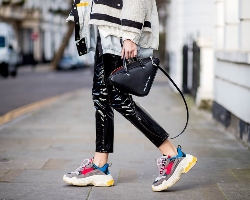 Baskets multicolores de papas Baskets multicolores de papas