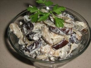 Salade d'aubergines
