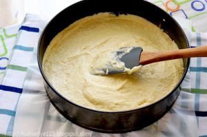 Tarte aux oignons verts et oeuf