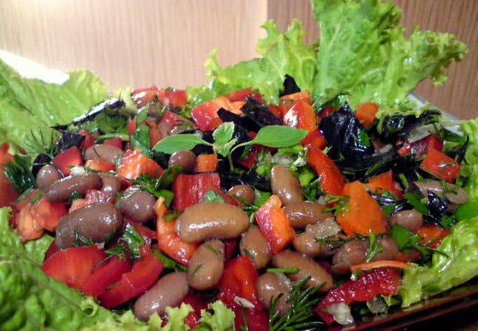 salade de haricots