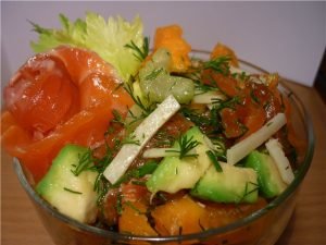 Phobos Salade Au Saumon, Avocat Et Céleri