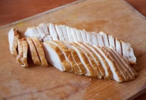 Salade De Poulet Fumé Aux Pommes Et Aux Noix