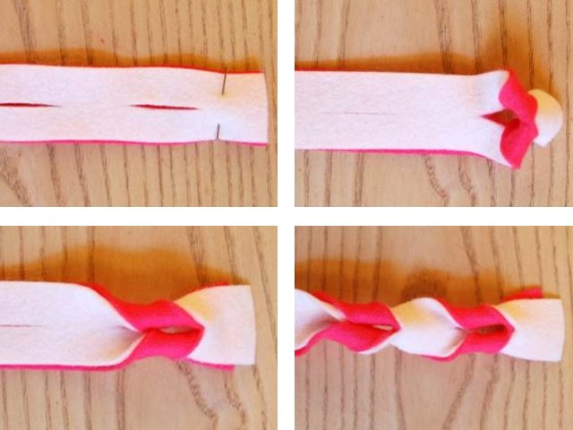 Bricolage jouets en feutre avec des motifs pour les débutants