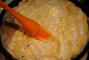 Tarte aux pommes - retournée