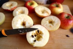 Tarte aux pommes - retournée