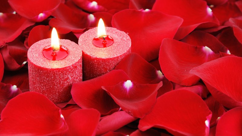 Bougie de terrain pour l'amour