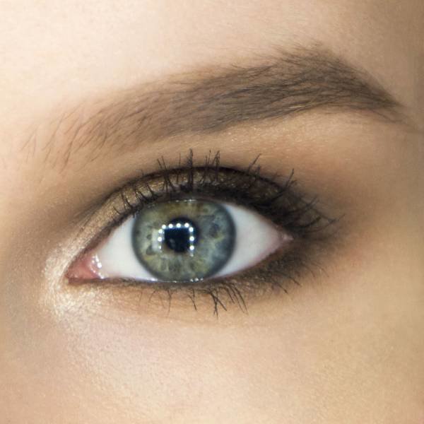 Smokey Ice dans les tons bronze pour les yeux bleu-vert Smokey Ice dans les tons bronze