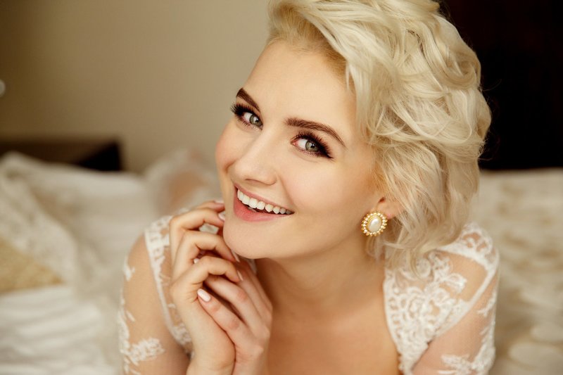 Yeux verts maquillage de mariage Yeux verts maquillage de mariage