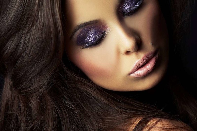 Purple Smoky Ice avec miroitement Purple Smoky Ice avec miroitement