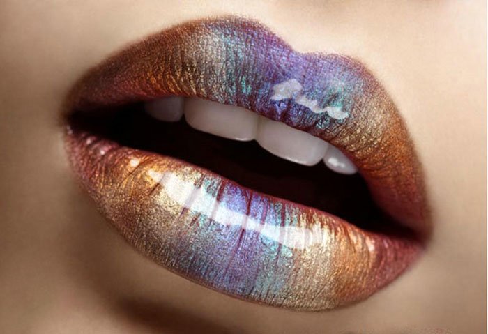 Dégradé vertical sur les lèvres Dégradé vertical sur les lèvres