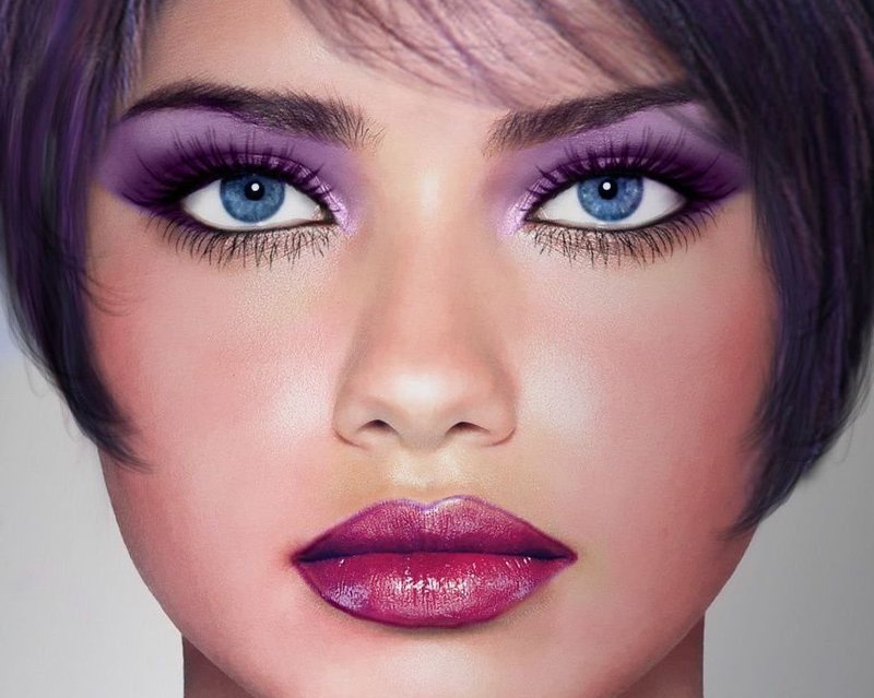 Maquillage lumineux pour les yeux bleus Maquillage lumineux pour les yeux bleus