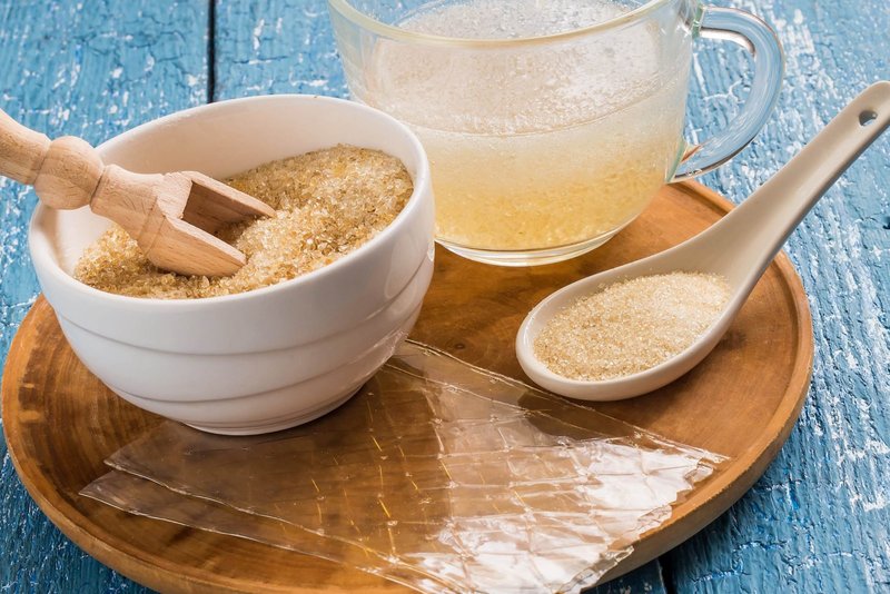 Gélatine et masque de gélatine Gélatine et masque de gélatine