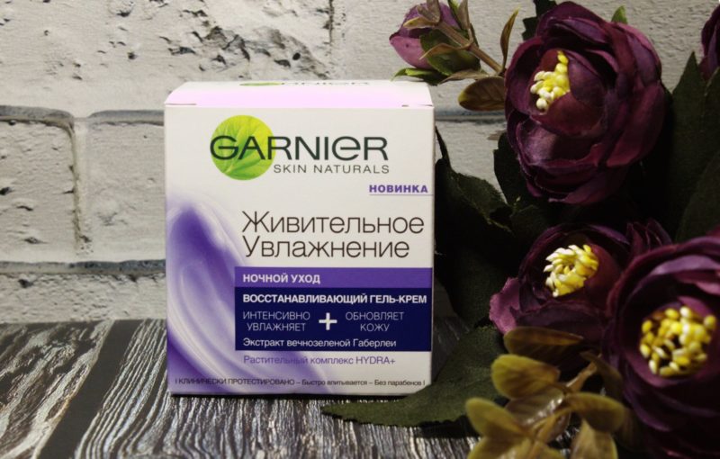 Garnier Night Cream Gel Gel-crème de nuit Hydratation revitalisante de Garnier