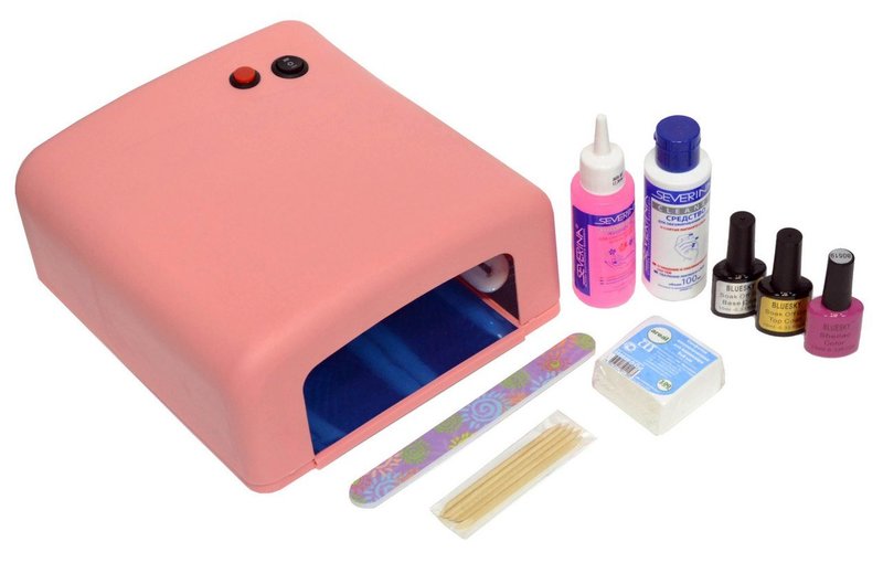 Set pour manucure avec gomme laque Set pour manucure avec gomme laque