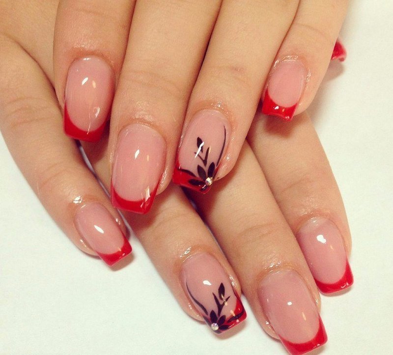 Veste rouge avec un motif Veste rouge avec un motif