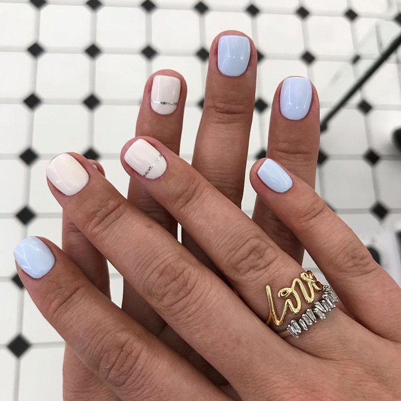 Manucure à rayures Manucure à rayures