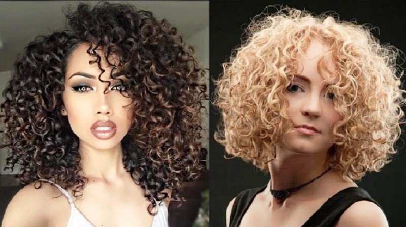 Afro boucles sur un carré Afro boucles sur un carré