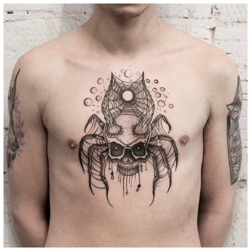 Dessins de tatouage araignée